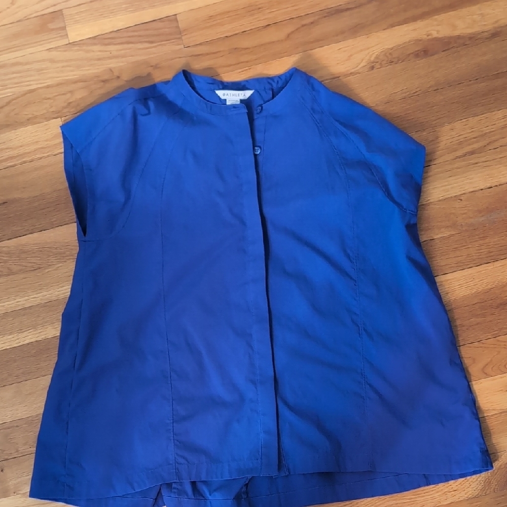 Athleta Blue Sleeveless Top